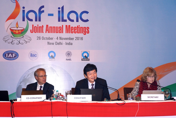 国际认可论坛主席肖建华主持召开IAF第30届全体成员大会